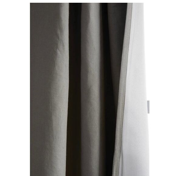 Quince European Linen Room Darkening Curtain 48X108 Storm #10 - Picture 1 of 3